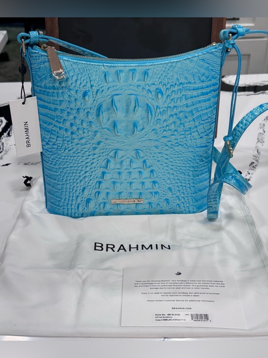 Brahmin Handbags - NWT ✅ Brahmin Katie Tropic Blue Crossbody Bag Gorgeous!